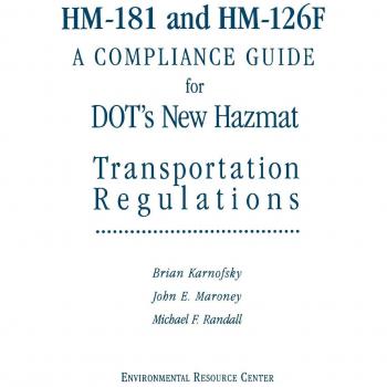 DOT Hazmat Transportation Regulations Compliance Guide (HM-181 & HM-126F) - Paperback