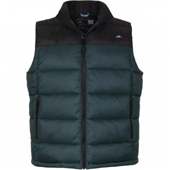 O'Neill O'Riginals Deep Teal Colour Block Puffer Bodywarmer Vest