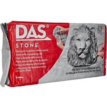Pasta de Modelado Das Stone Efecto Piedra 1kg Gris
