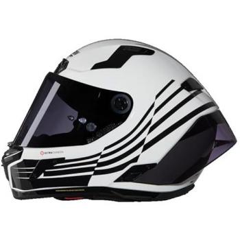 Casco Integral Nolan X-804 RS Ultra Carbon Ala Blanco Negro Talla S