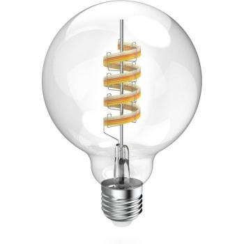 Bombilla LED Filamento Inteligente E27 G95, 4,9 W, RGBW, Conectividad WLAN y Matter
