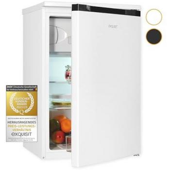 Frigorífico Bajo Encimera Exquisit KS16-4-051C Blanco, 107L, Clase C, Congelador 4 Estrellas, Puerta Reversible, Cajón Verdulero, Estantes de Cristal