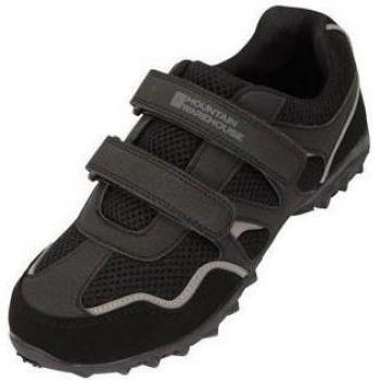 Mountain Warehouse Kids Mars Black Walking Shoes - Size 12