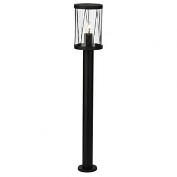 Lámpara de Pie Exterior Reed 81cm E27 60W IP44 Negro Mate