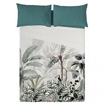 Juego de Sábanas 100% Algodón Amazonia 4 Cama 150 Fabricado en España