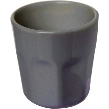 Excelsa Fashion White Recipiente Caffe '80 ml, Cerámica, Color Blanco, Metal, 6 x 6 x 6,3 cm