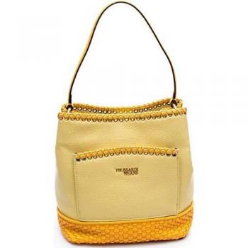 Trussardi Jeans bolso mujer Mimosa bucket md smooth ecoleather Light/Yell Talla única