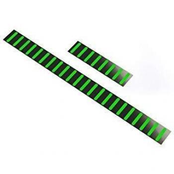 RRP ProGuard Front Stickers-SStandard-Green - Guardabarros para Adulto, Unisex, Negro, Talla única
