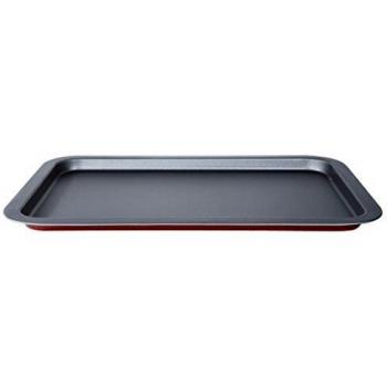 IMF Bandeja Horno, Acero, Negro, 40 x 28 x 2 cm