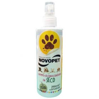 Novopet Champú + Acondicionador En Seco Para Perros 250 Ml
