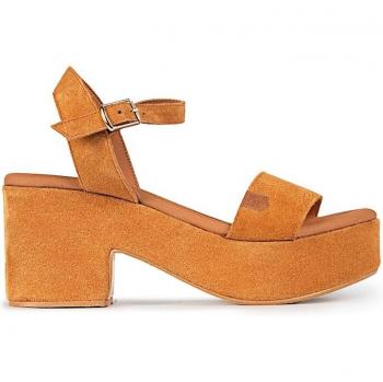 Sandalias Cuña Tacón Abaka Full Cuero