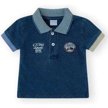 Polo de bebé niño de manga corta en tejido piqué