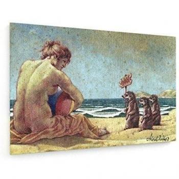 Pintura - la privatización - 30x20 cm - weewado - Impresiones sobre lienzo - Muro de arte