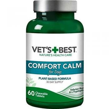Vet's Best Suplementos para Perros calmantes de Calma Confort - Promueve la relajación y el Comportamiento equilibrado 180 g