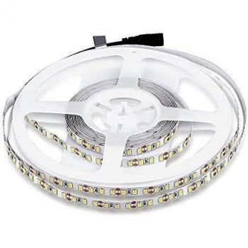 Striscia LED 3528 Monocolor 120 LED/metro 7.2W Bobina de 5 Metros Luz Cálida 3000K