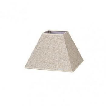 Pantalla Pirámide Tenorio E27 Lino Beige 30dx13dx22h