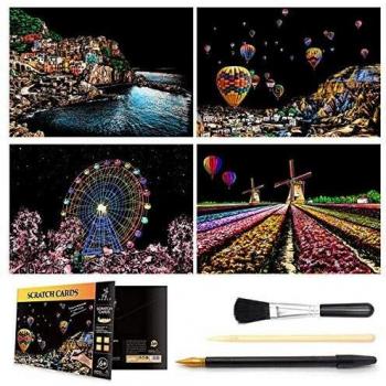 Wbeng Scratch & Sketch Art Paper