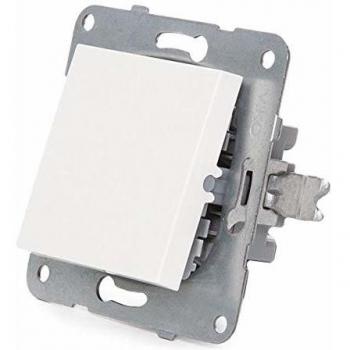 Interruptor Panasonic Karre 10A 250V/Bastidor Metálico con Garras/Tecla Blanca