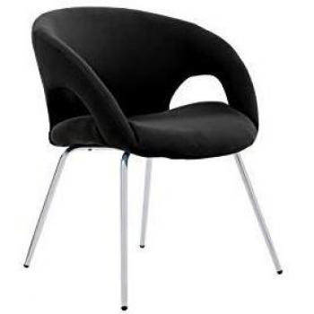 Silla de Oficina Ergonomica Bathurst con Reposabrazos, Silla de Espera Gris 58x59h72 cm