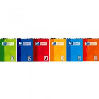 Bloc escolar A5 Oxford con espiral, 40 hojas, raya 1