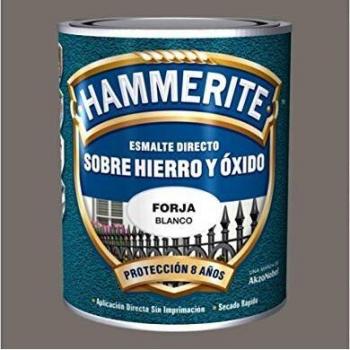 Hammerite Esmalte directo sobre hierro y óxido Forja Gris 2,5 L