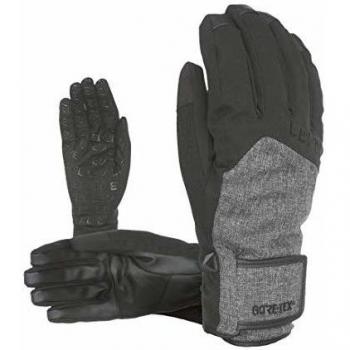 Level Rescue Gore-Tex Guantes, Hombre, Negro/Gris, 7,5