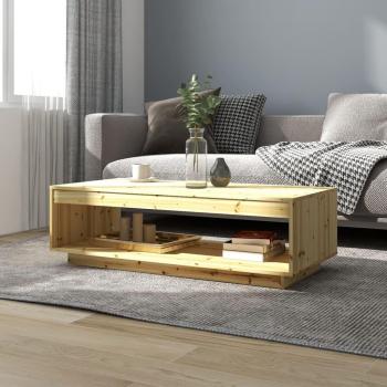 Mesa de salón de madera maciza de abeto 110x50x33,5 cm