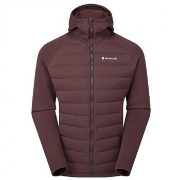 Montane Men's XL Dark Garnet Composite Down Hooded Jacket