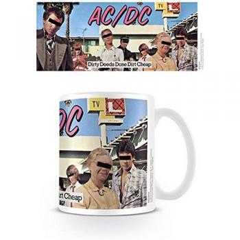 AC/DC Dirty Deeds Taza de cerámica, Multicolor