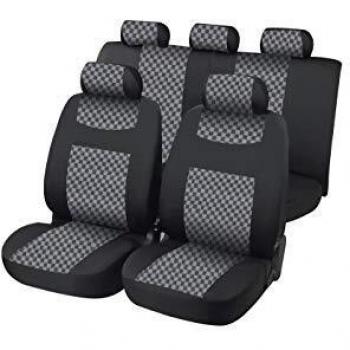Funda para asiento Annecy (con tres cremalleras traseras) gris/negro CARPRISS