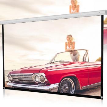 Pantalla Portátil HD para Proyector 4:3 de 92 Pulgadas - Cine en Casa y Películas al Aire Libre
