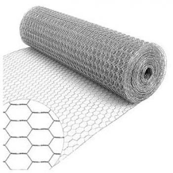 Malla triple torsión galvanizada 25 x 0,8 mm 1 x 10 m