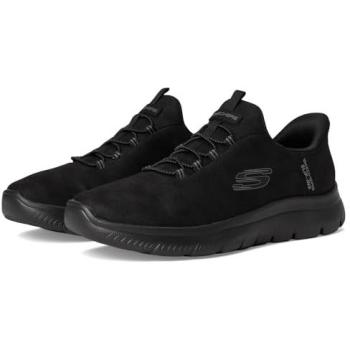 Zapatillas Skechers Slip-ins: Summits - Korlo para Hombre, Color Negro, Talla 45, Vegan, Lavables a Máquina