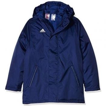 adidas COREF STD JKTY - Sudadera para niño, color azul marino / blanco, talla 164