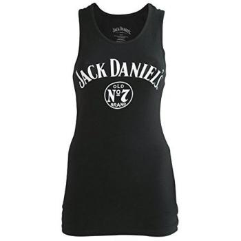 Camiseta Sin Mangas Mujer Jack Daniels Old No 7 Negro