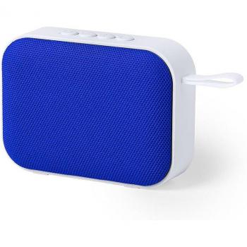Altavoz Bluetooth DAM 3W, Batería 400mAh, Tamaño Compacto (11.2x8.4x4.1 cm), Color Azul