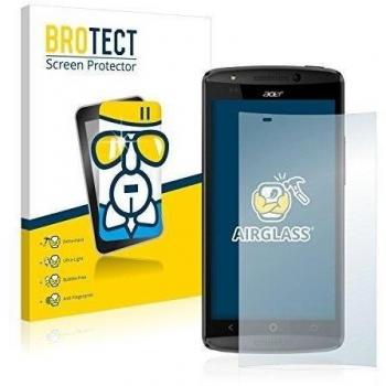 BROTECT Protector Pantalla Cristal Híbrido Compatible con Acer Liquid E700 Protector Vidrio - [Dureza 9H, Anti-arañazos]