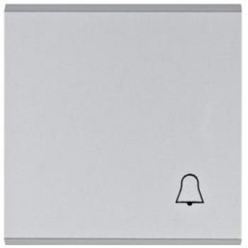 Enchufe Lumina con Símbolo Campana Plata WL6012 - Hager