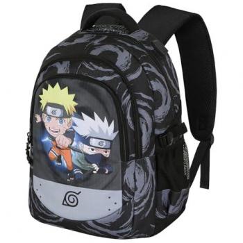 Mochila Naruto Kid Running Plus, Gris, 34 x 46 cm, Capacidad 32 L
