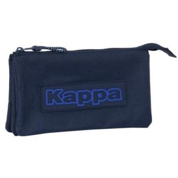 Estuche triple Kappa Blue Night 22x12x3cm