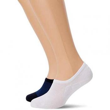Tommy Hilfiger TH MEN MICRO FOOTIE 2P Calcetines cortos, Azul