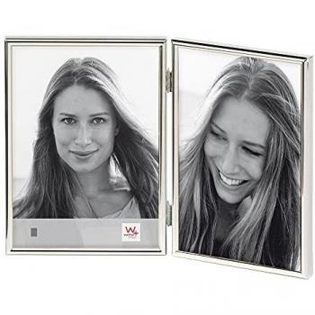Marco Expositor de pie retroiluminado Plata Walther Design WD219S 2X 9x13 cm Chloe
