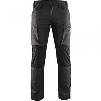 Pantalones de Trabajo Elásticos Gris Oscuro/Negro Talla 52 - Blaklader