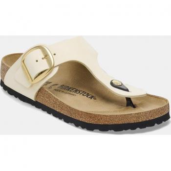 Sandalias planas Gizeh Big Buckle de mujer en nobuck