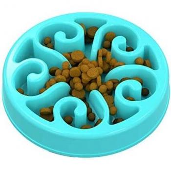 Zellar Comedero para Que Perros coman despacio - Alimentación Lenta + Interactivo + Freno a la hinchazón + Cuencos para Perros, se adaptan a Perros y Gatos pequeños, medianos