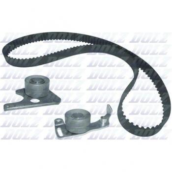 Kit de poleas con correa de distribución DOLZ SKD012, incluye poleas y correa de distribución, diseñado para un rendimiento óptimo del motor, fabricado con materiales de alta calidad para garantizar durabilidad y fiabilidad