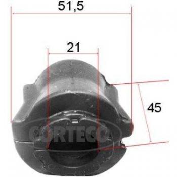 CORTECO Silentblock de barra estabilizadora 49371817, montura estabilizadora, alta calidad, resistencia a la abrasión, fácil instalación, compatible con múltiples modelos de vehículos