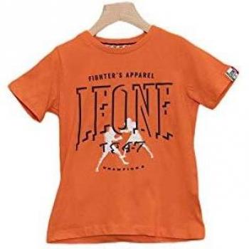 Leone - Plain Fighters Playera de Manga Corta para niños - Naranja