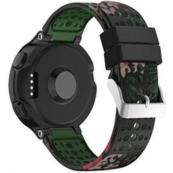 YPSNH Compatible para Correa Forerunner 235 Reemplazo Suave Silicona Deportiva Accessorios de Reloj Pulsera Ajustable para Forerunner 235/220/230/620/630/735 Smart Watch