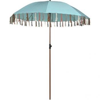Sombrilla DKD Home Decor Acero Aluminio Azul cielo 180 x 180 x 190 cm